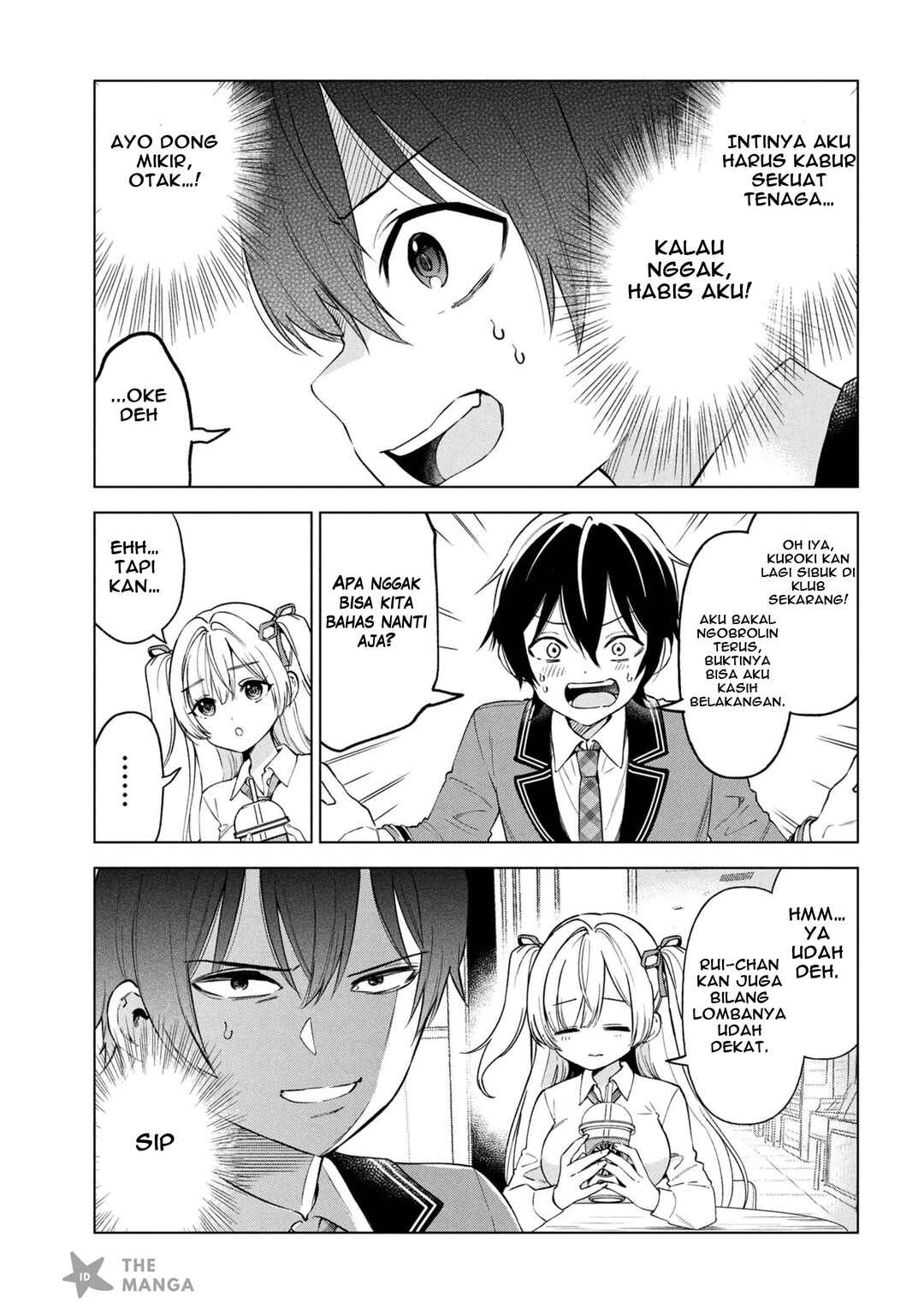 Inkya no Ore ga Sekigae de S-kyuu Bishoujo ni Kakomaretara Himitsu no Kankei ga Hajimatta. Chapter 5 - Page 12