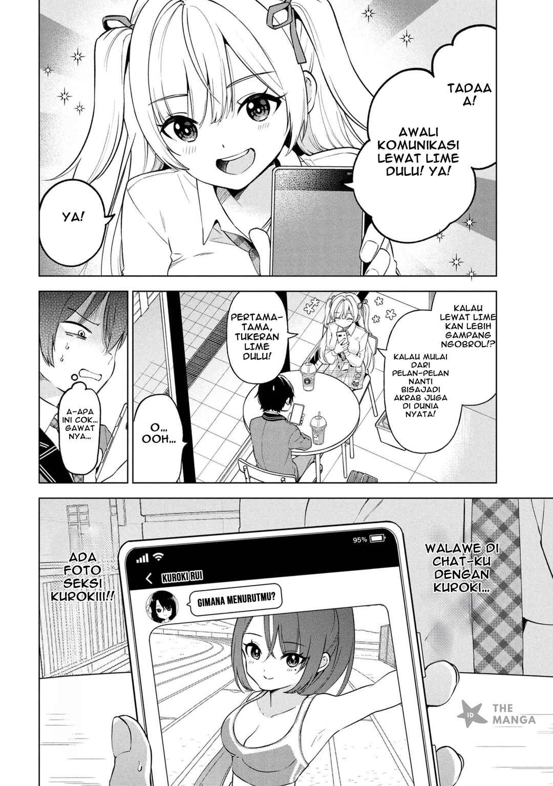 Inkya no Ore ga Sekigae de S-kyuu Bishoujo ni Kakomaretara Himitsu no Kankei ga Hajimatta. Chapter 5 - Page 9