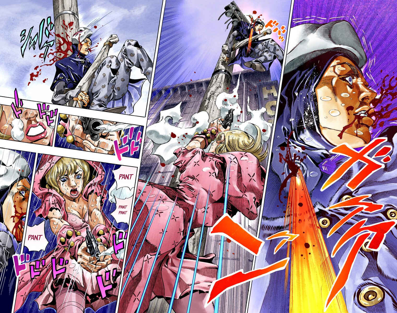 JoJo no Kimyou na Bouken: Part 7 - Steel Ball Run Color-ban Chapter 38 - Page 13
