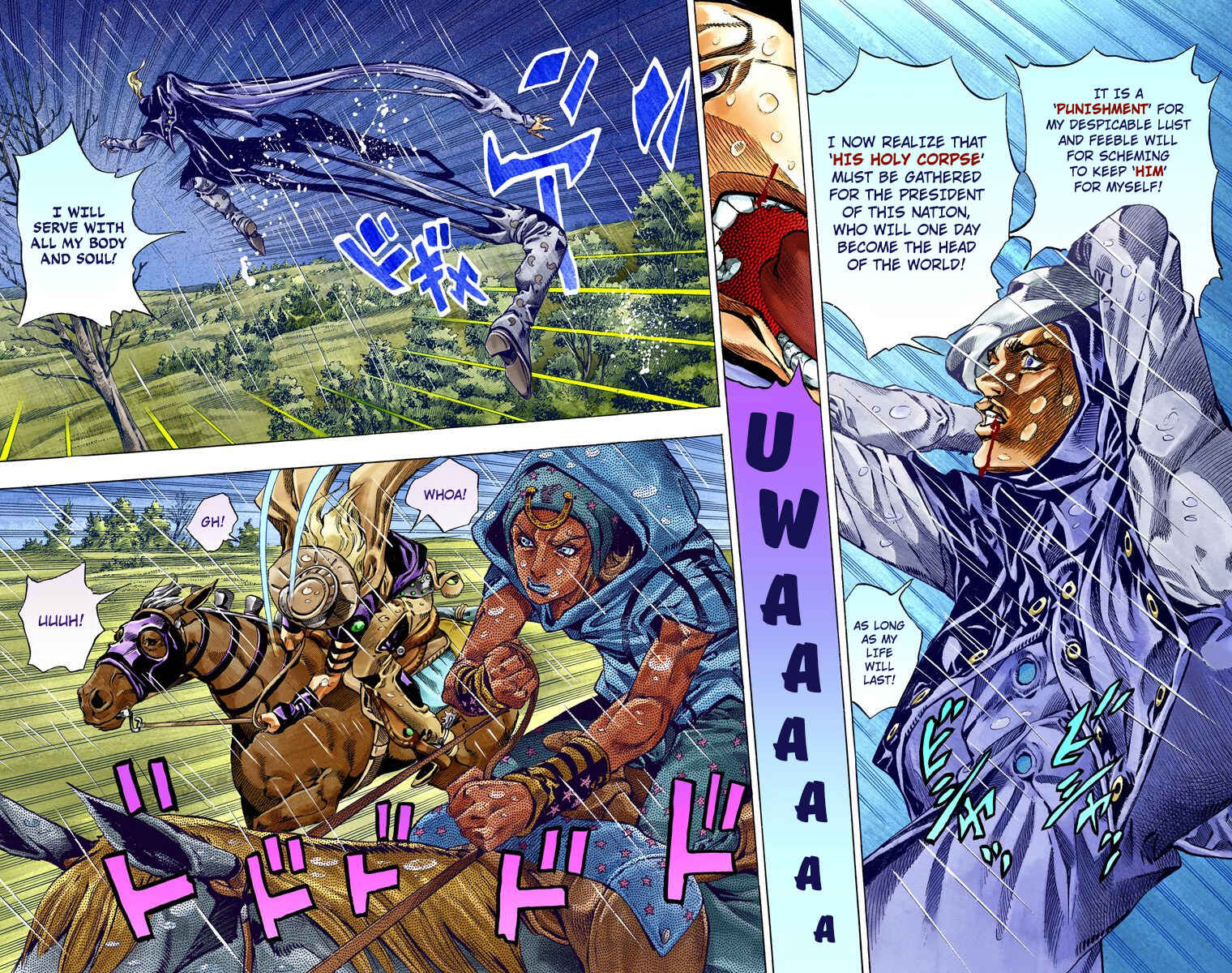 JoJo no Kimyou na Bouken: Part 7 - Steel Ball Run Color-ban Chapter 38 - Page 18