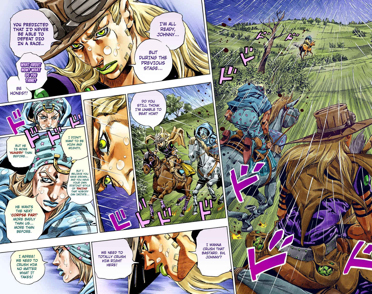 JoJo no Kimyou na Bouken: Part 7 - Steel Ball Run Color-ban Chapter 38 - Page 21