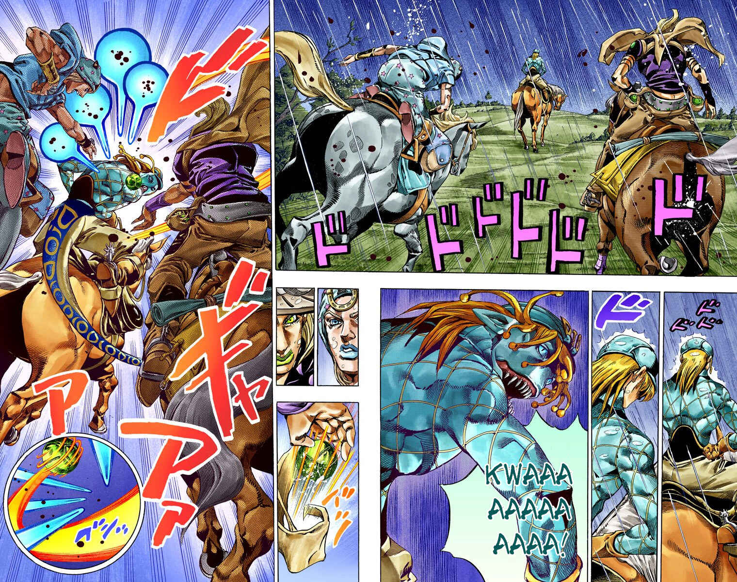 JoJo no Kimyou na Bouken: Part 7 - Steel Ball Run Color-ban Chapter 38 - Page 24