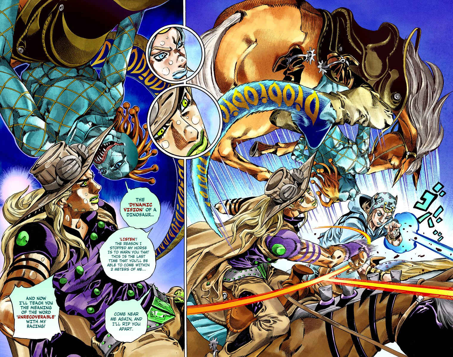 JoJo no Kimyou na Bouken: Part 7 - Steel Ball Run Color-ban Chapter 38 - Page 25