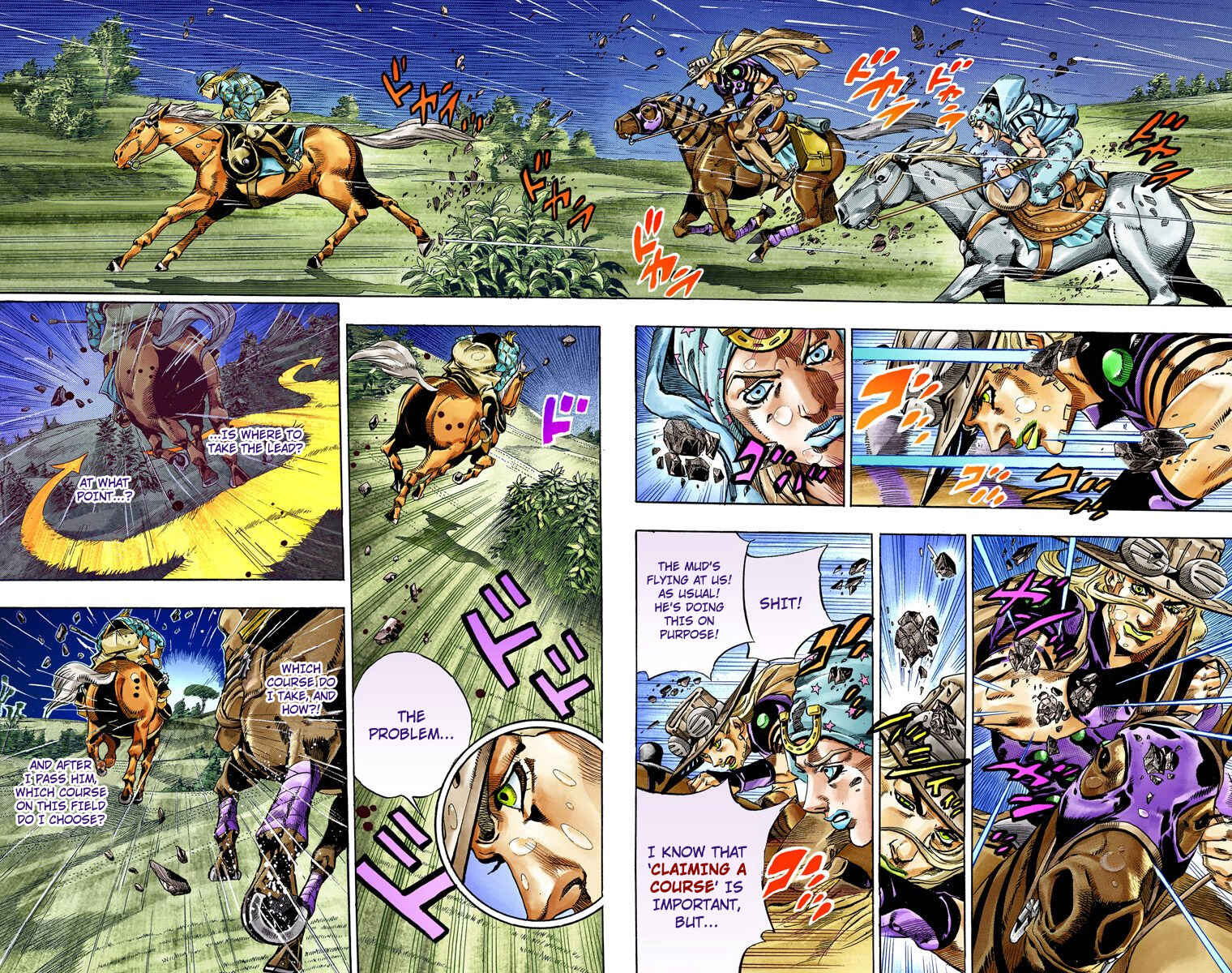 JoJo no Kimyou na Bouken: Part 7 - Steel Ball Run Color-ban Chapter 38 - Page 27