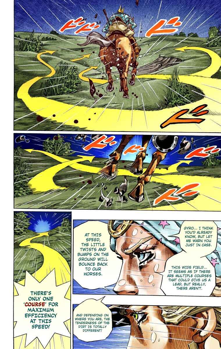 JoJo no Kimyou na Bouken: Part 7 - Steel Ball Run Color-ban Chapter 38 - Page 28