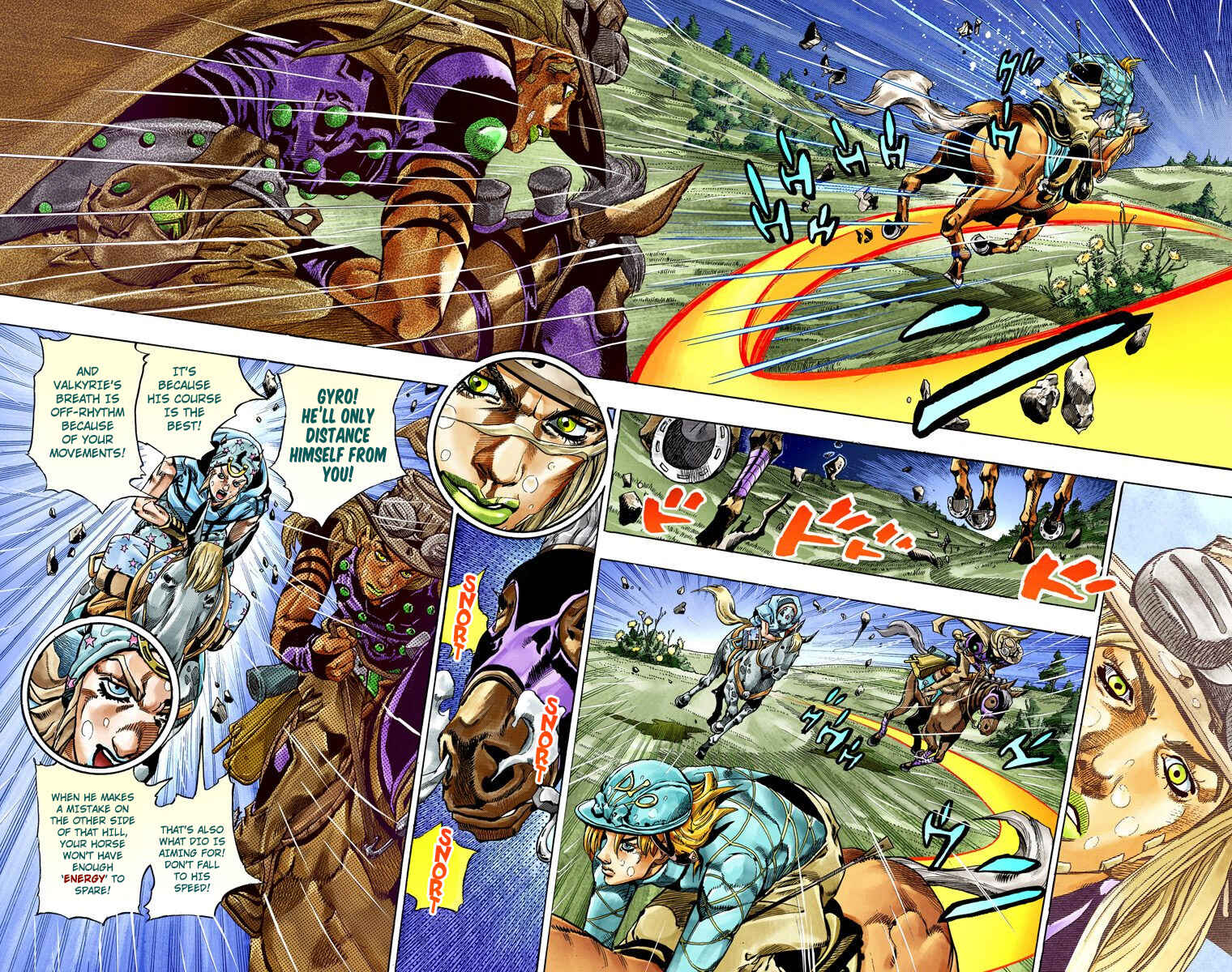 JoJo no Kimyou na Bouken: Part 7 - Steel Ball Run Color-ban Chapter 38 - Page 32