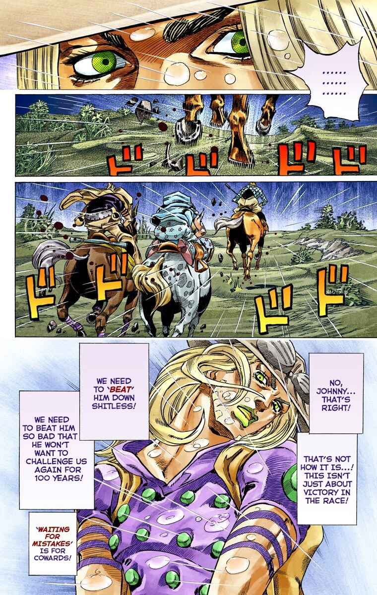 JoJo no Kimyou na Bouken: Part 7 - Steel Ball Run Color-ban Chapter 38 - Page 33