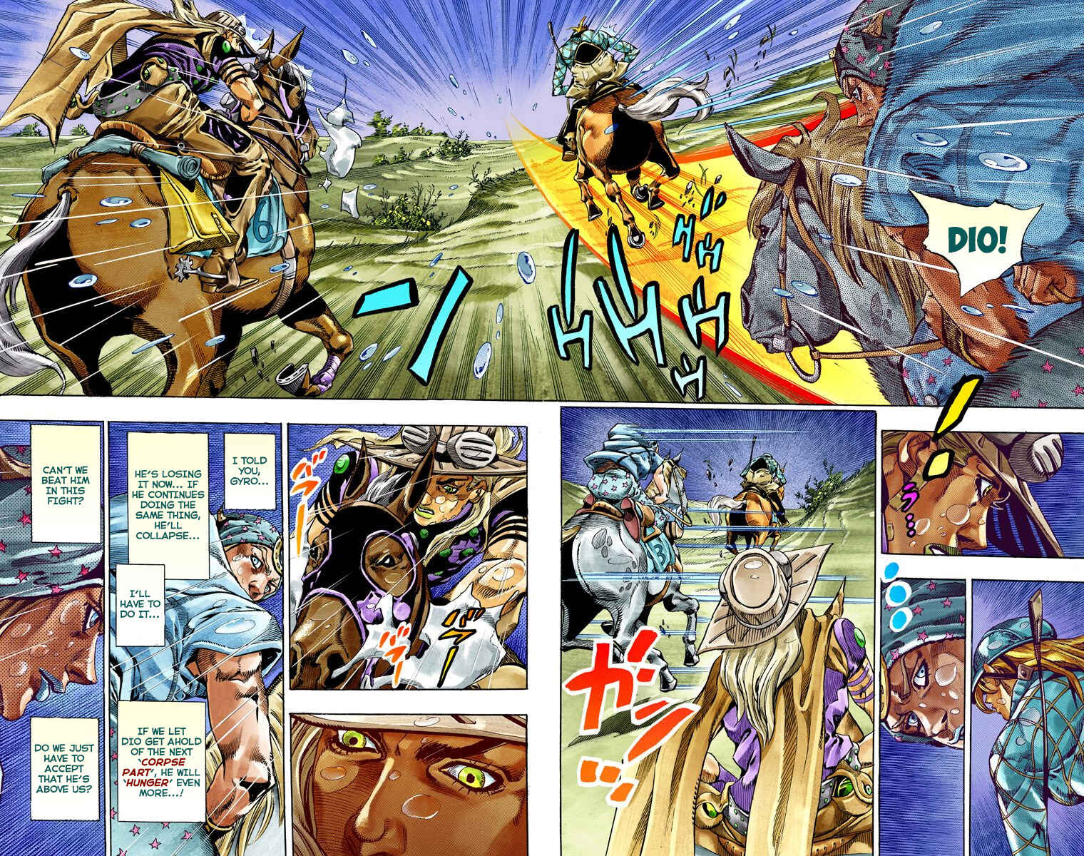 JoJo no Kimyou na Bouken: Part 7 - Steel Ball Run Color-ban Chapter 38 - Page 37