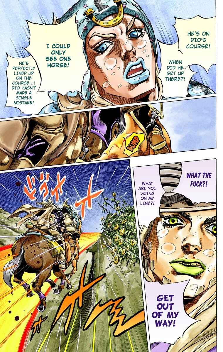 JoJo no Kimyou na Bouken: Part 7 - Steel Ball Run Color-ban Chapter 38 - Page 46