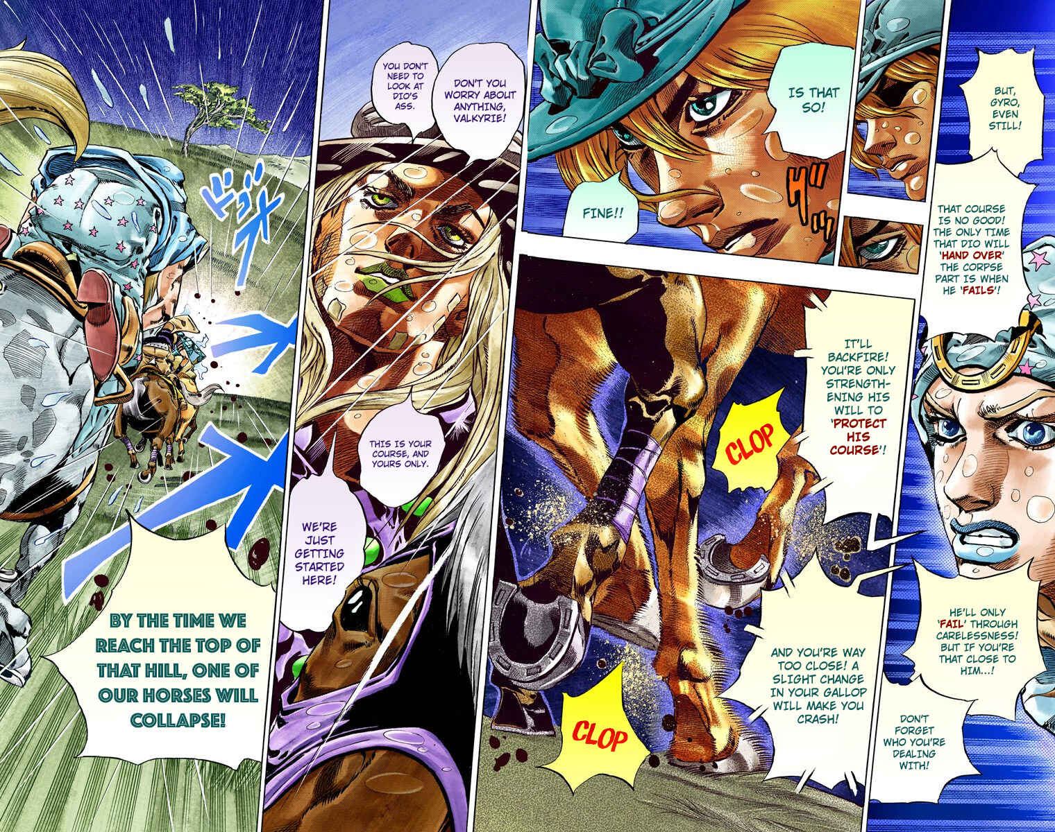 JoJo no Kimyou na Bouken: Part 7 - Steel Ball Run Color-ban Chapter 38 - Page 49