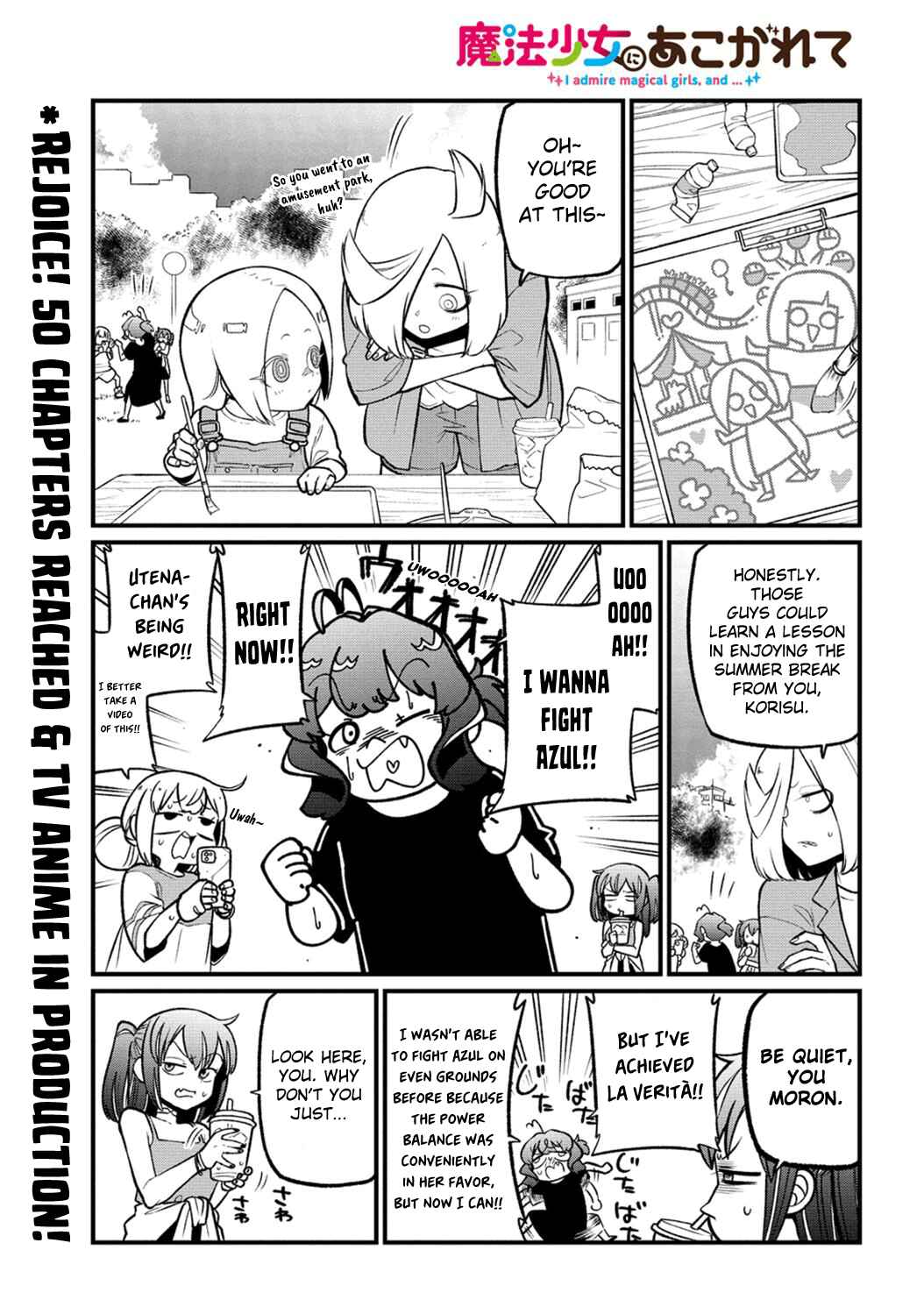 Mahou Shoujo ni Akogarete Chapter 50 - Page 1