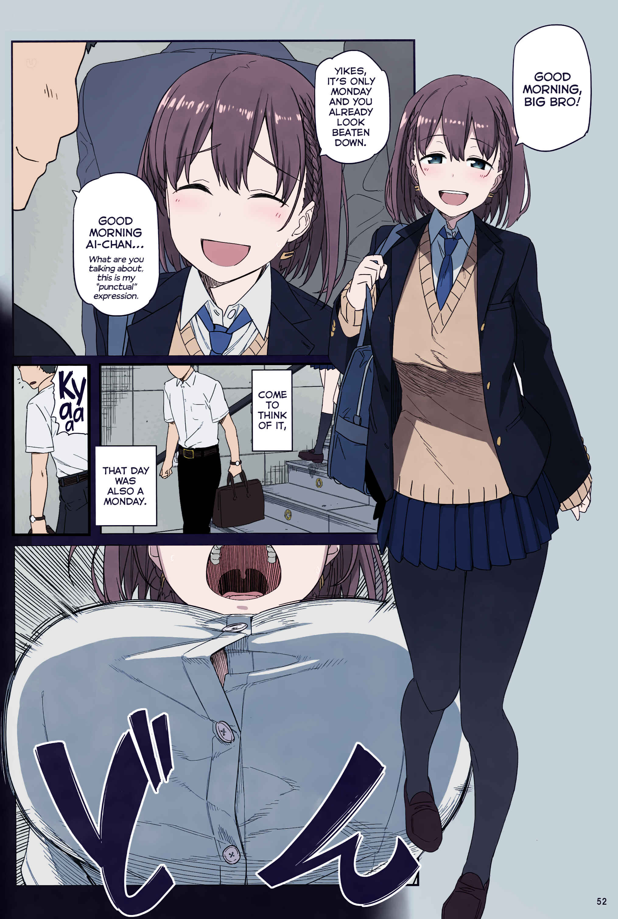Getsuyoubi no Tawawa (Twitter Webcomic) (Fan Colored) Chapter 2 - Page 2