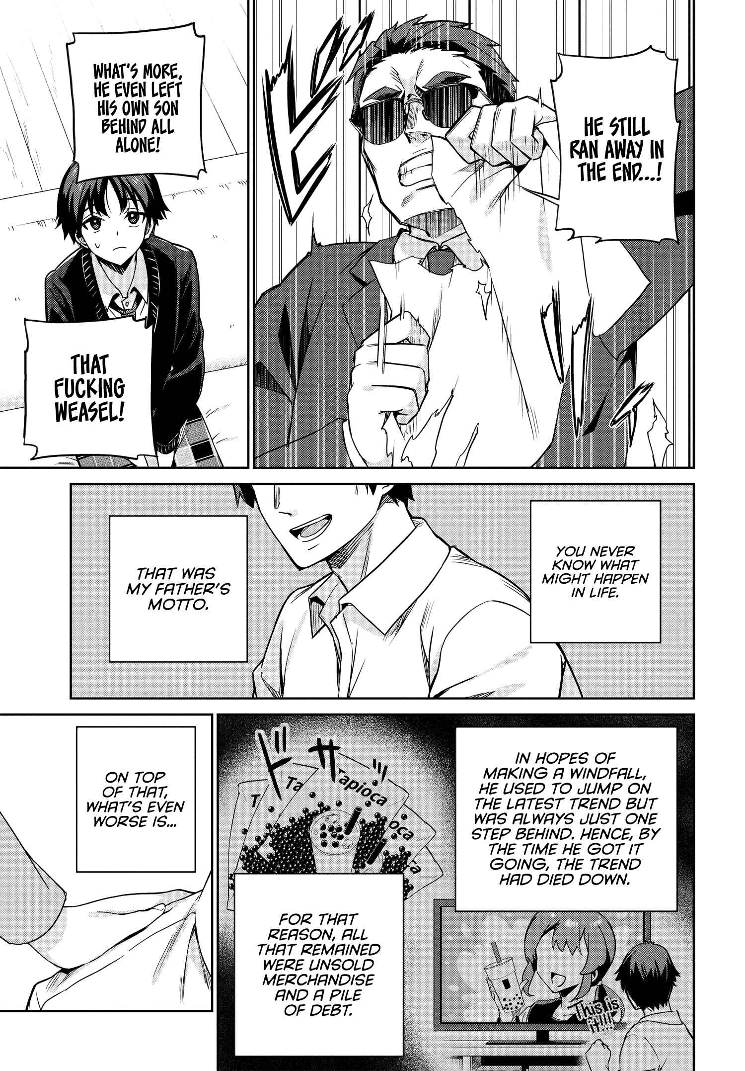 Ryoushin no Shakkin wo Katagawari Shite Morau Jouken wa Nihon Ichi Kawaii Joshikousei to Issho ni Kurasu Koto deshita. Chapter 1 - Page 4