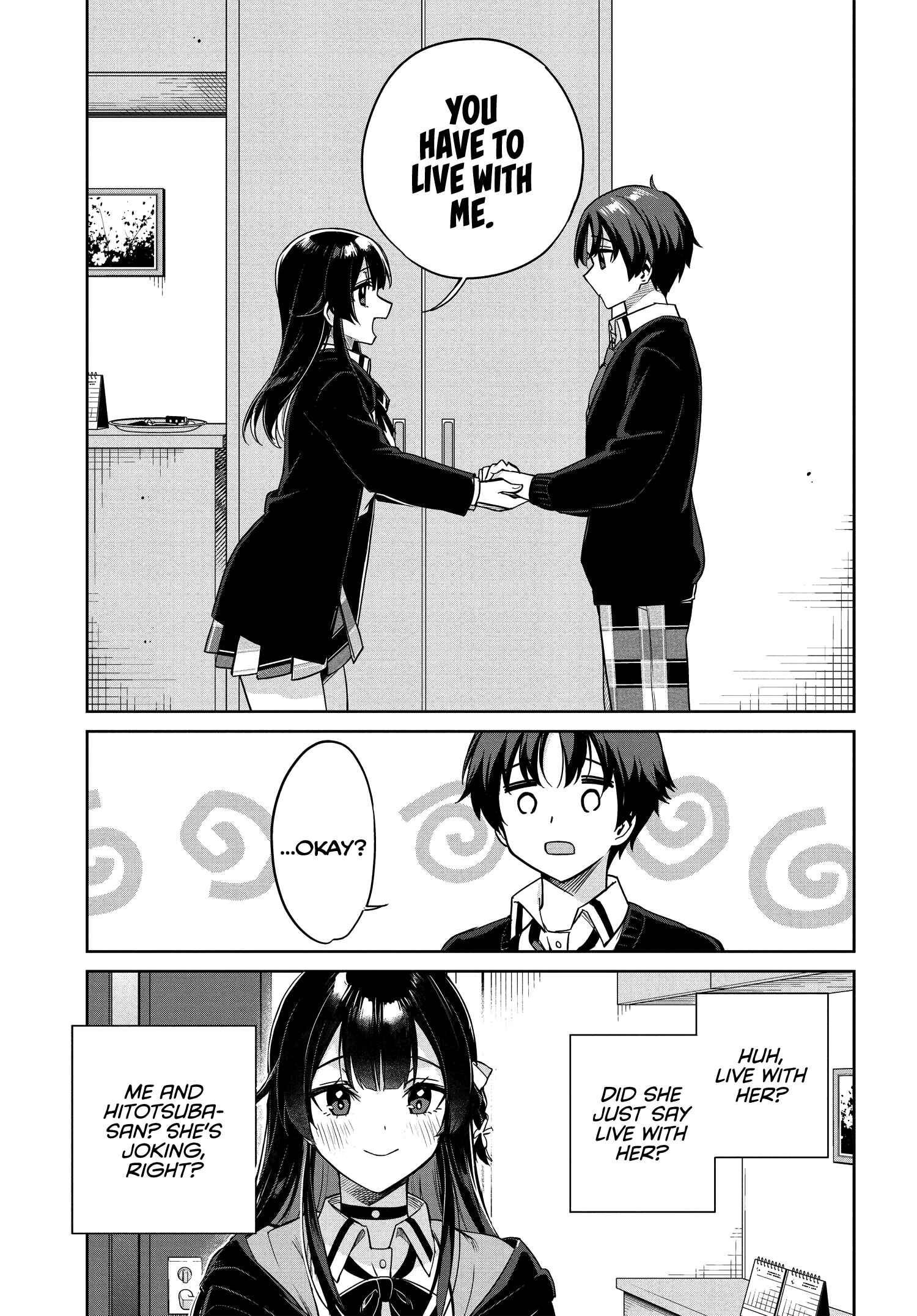 Ryoushin no Shakkin wo Katagawari Shite Morau Jouken wa Nihon Ichi Kawaii Joshikousei to Issho ni Kurasu Koto deshita. Chapter 1 - Page 46