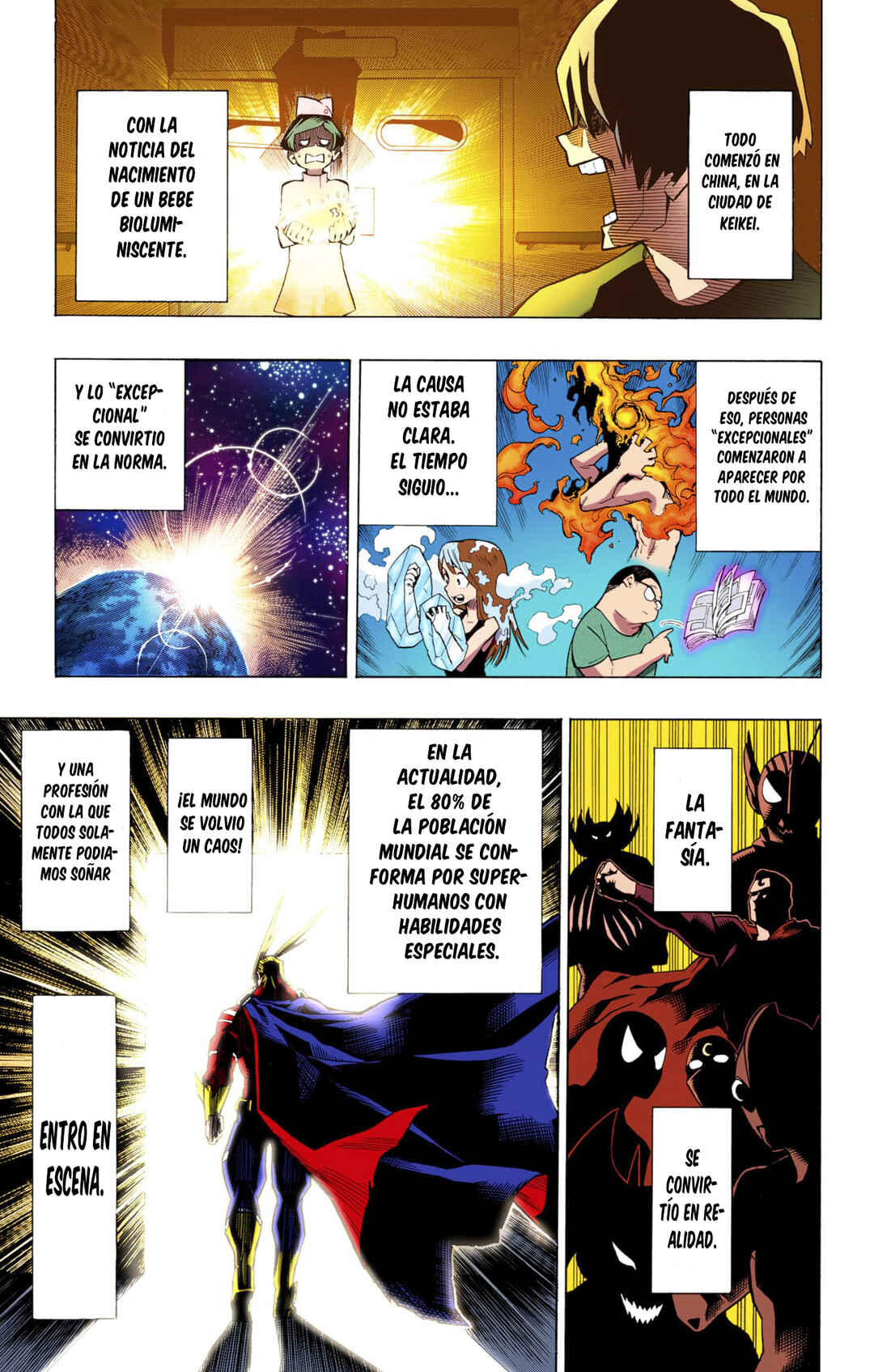 Boku no Hero Academia (Official Colored) Chapter 1 - Page 9