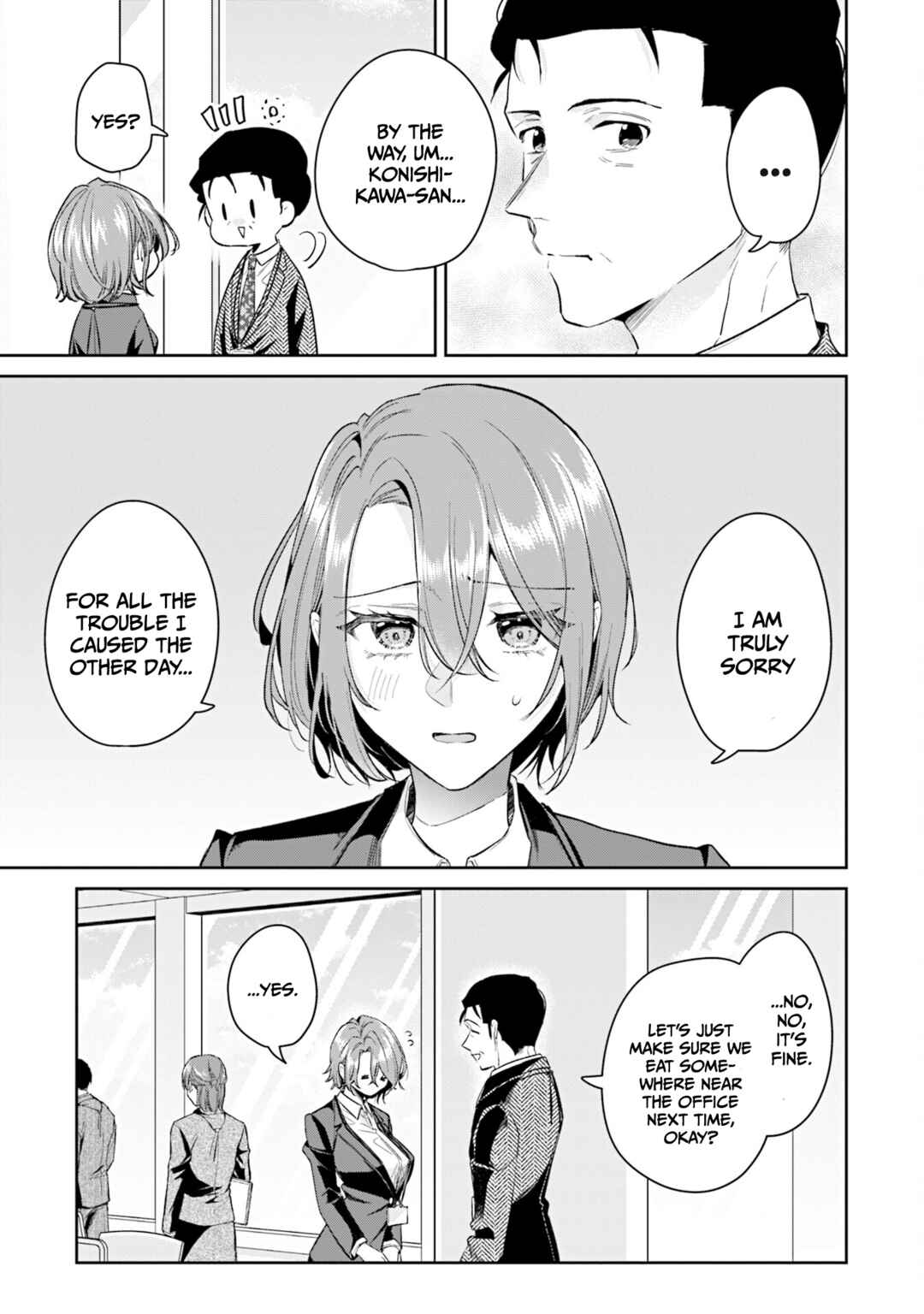 Misato-san wa Amasugi Joushi ni Chotto Kibishii Chapter 34 - Page 7
