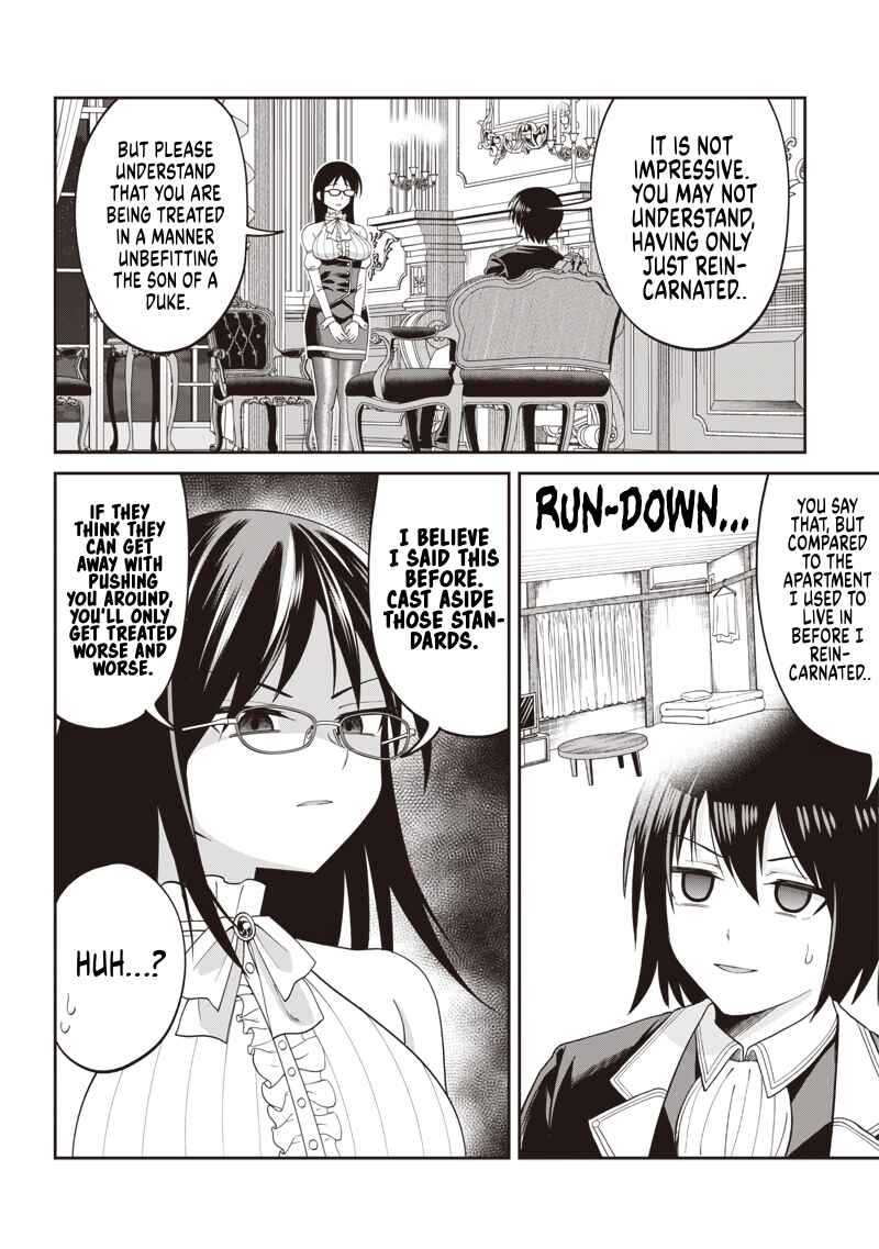 Dokushin Kizoku: Danjohi 1:99 Sekai no Akuyaku Reisoku Chapter 4.1 - Page 4
