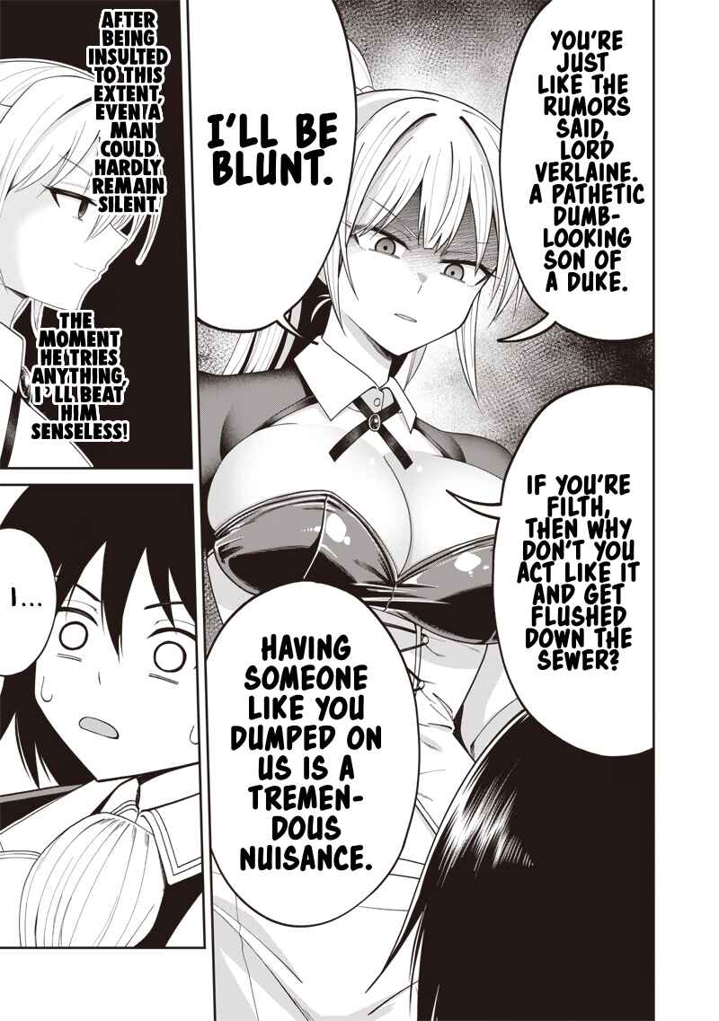 Dokushin Kizoku: Danjohi 1:99 Sekai no Akuyaku Reisoku Chapter 4.1 - Page 7