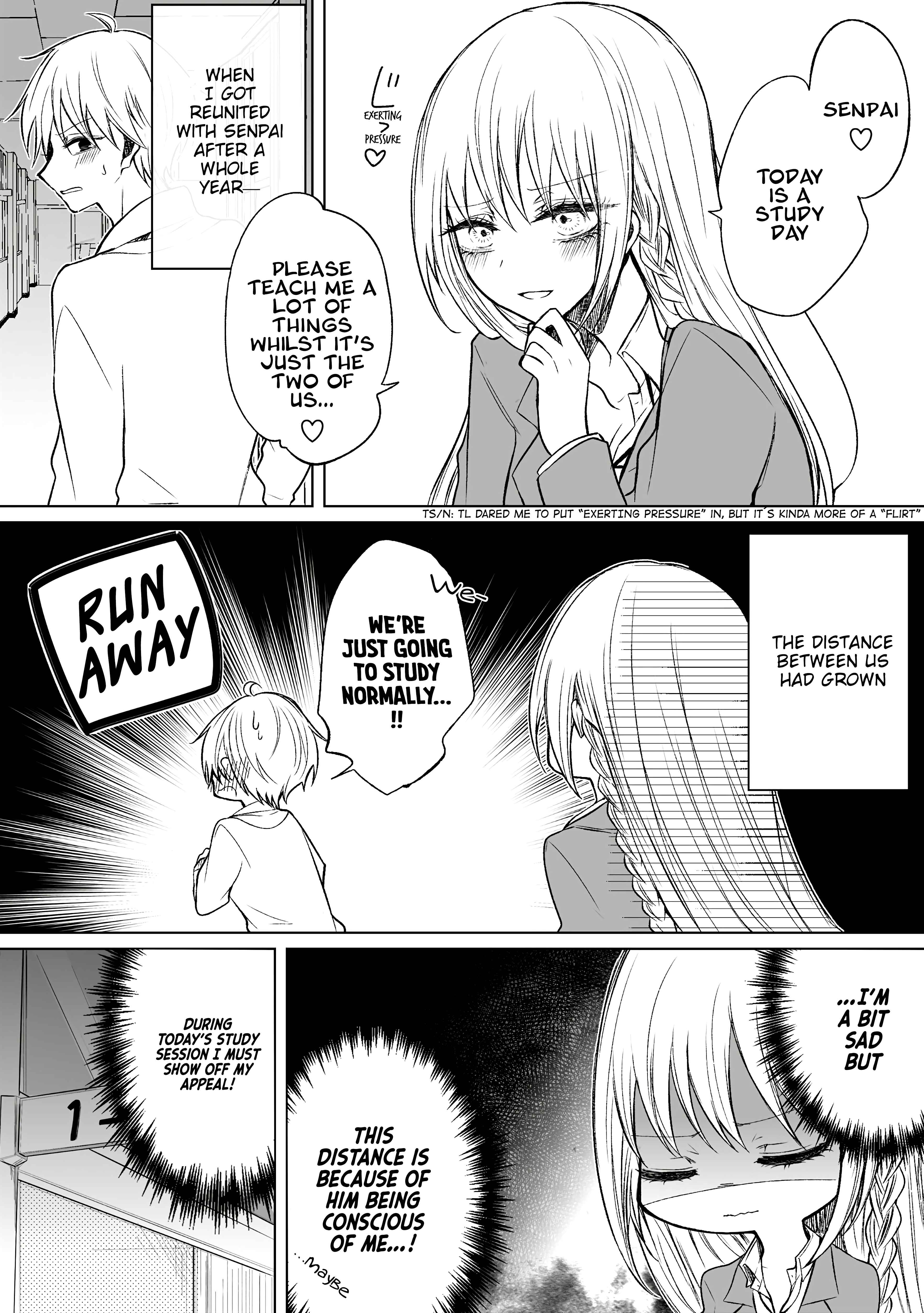 Ichizu de Bitch na Kouhai Chapter 57.4 - Page 1