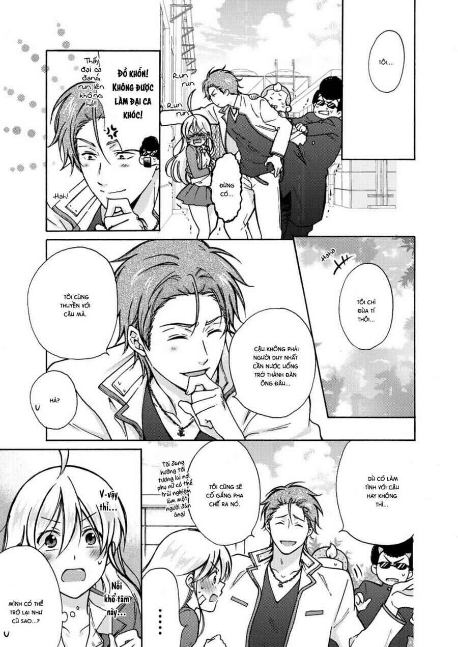 Nyotaika Yankee Gakuen ☆ Ore no Hajimete, Nerawaretemasu. Chapter 13 - Page 12