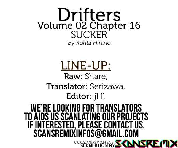 Drifters Chapter 16 - Page 1