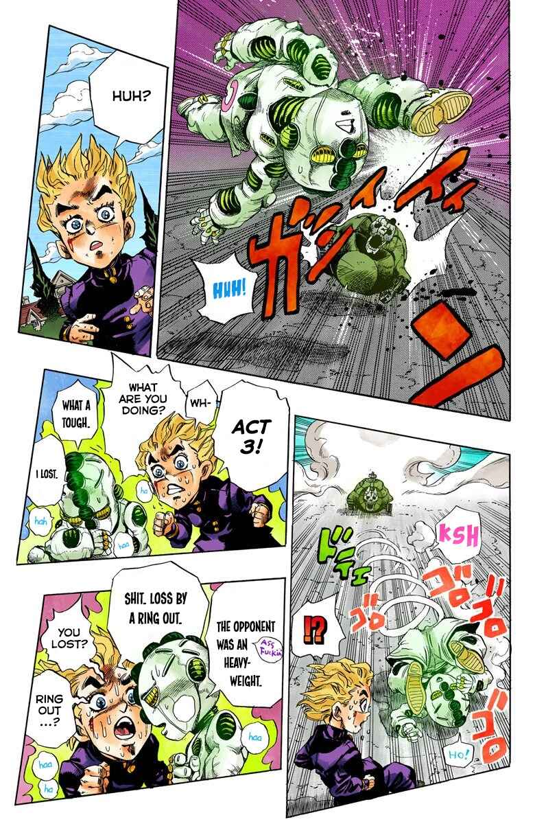 JoJo no Kimyou na Bouken: Part 4 - Diamond wa Kudakenai Color-ban Chapter 94 - Page 9