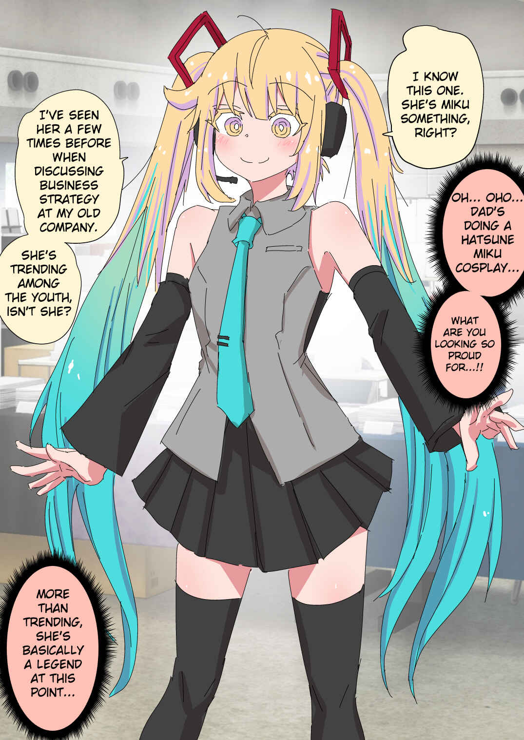 Chichioya ga Bishoujo ni Natteshimatte Iroiro Tsurai Chapter 40.6 - Page 5