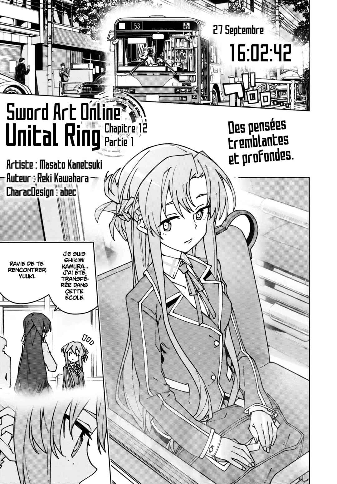Sword Art Online - Unital Ring Chapter 12.1 - Page 1