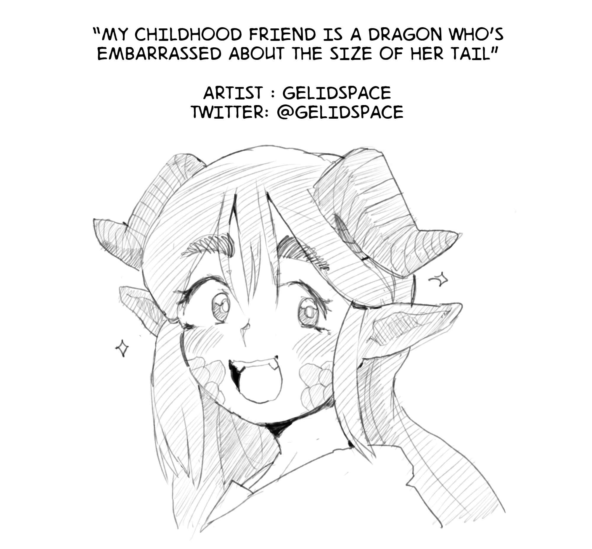 My Childhood Friend Is A Dragon Who's Embarrassed About the Size Of Her Tail Chapter 1 - Page 2