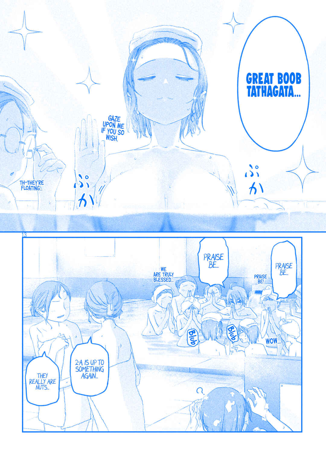 Getsuyoubi no Tawawa (Blue) (Fan Colored) Chapter 100 - Page 14