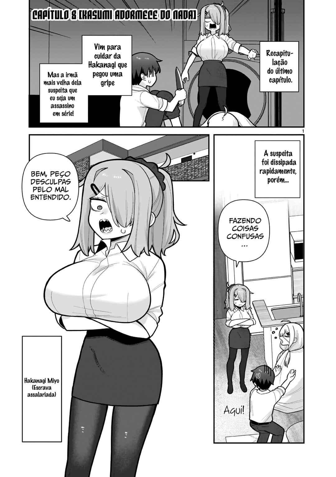 Ore ga Inai to Sugu ×× ru Hakanagi Kasumi Chapter 8 - Page 1