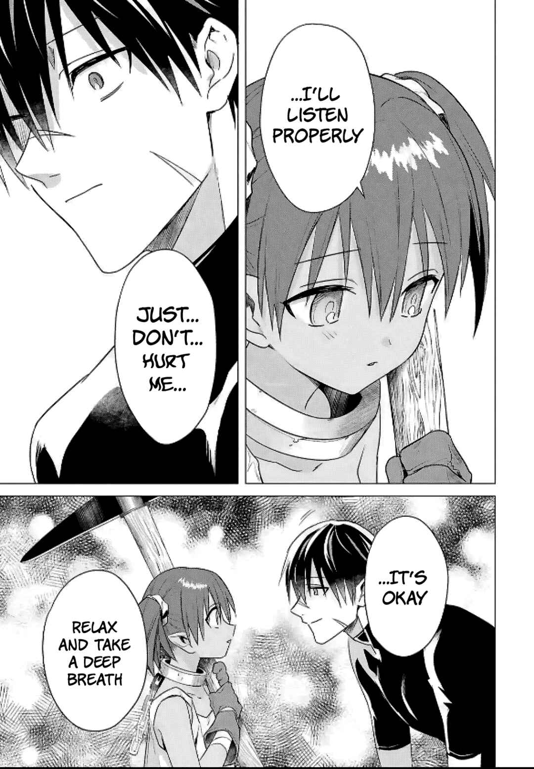 Kabeyaku nado Fuyou to Tsuihou Sareta S-kyuu Boukensha, "Dorei Kaihou" Skill o Kushi Shite Shijou Saikyou no Kunizukuri Chapter 8 - Page 11