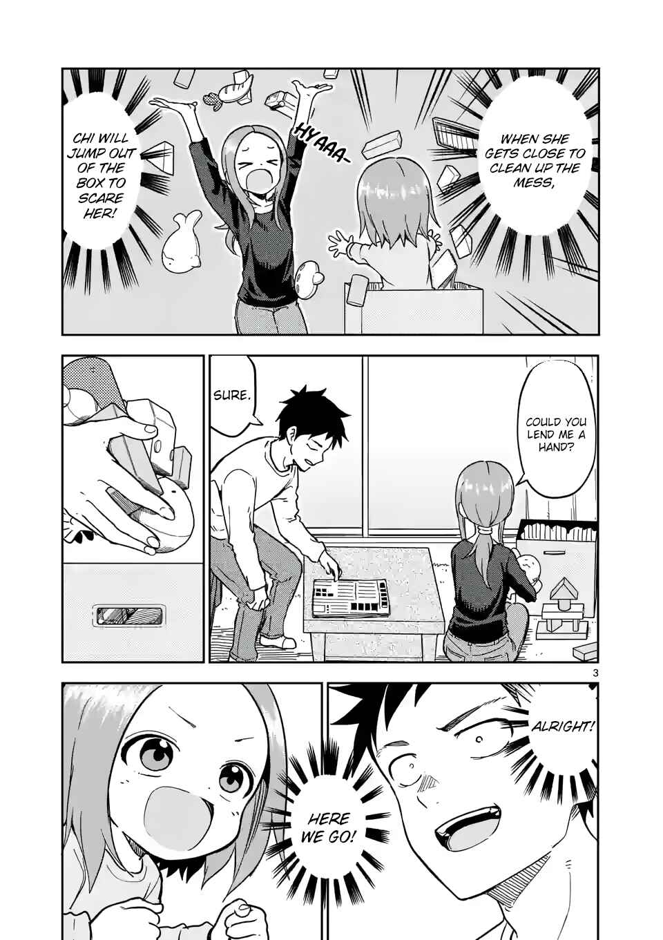 Karakai Jouzu no (Moto) Takagi-san Chapter 215 - Page 3
