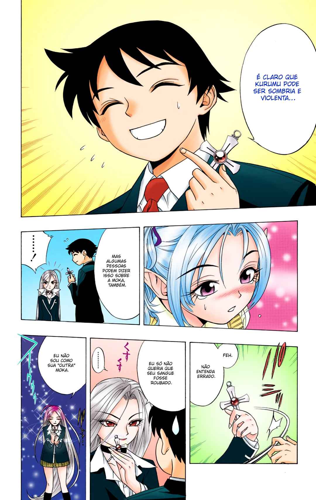 Rosario+Vampire (Official Colored) Chapter 2 - Page 44