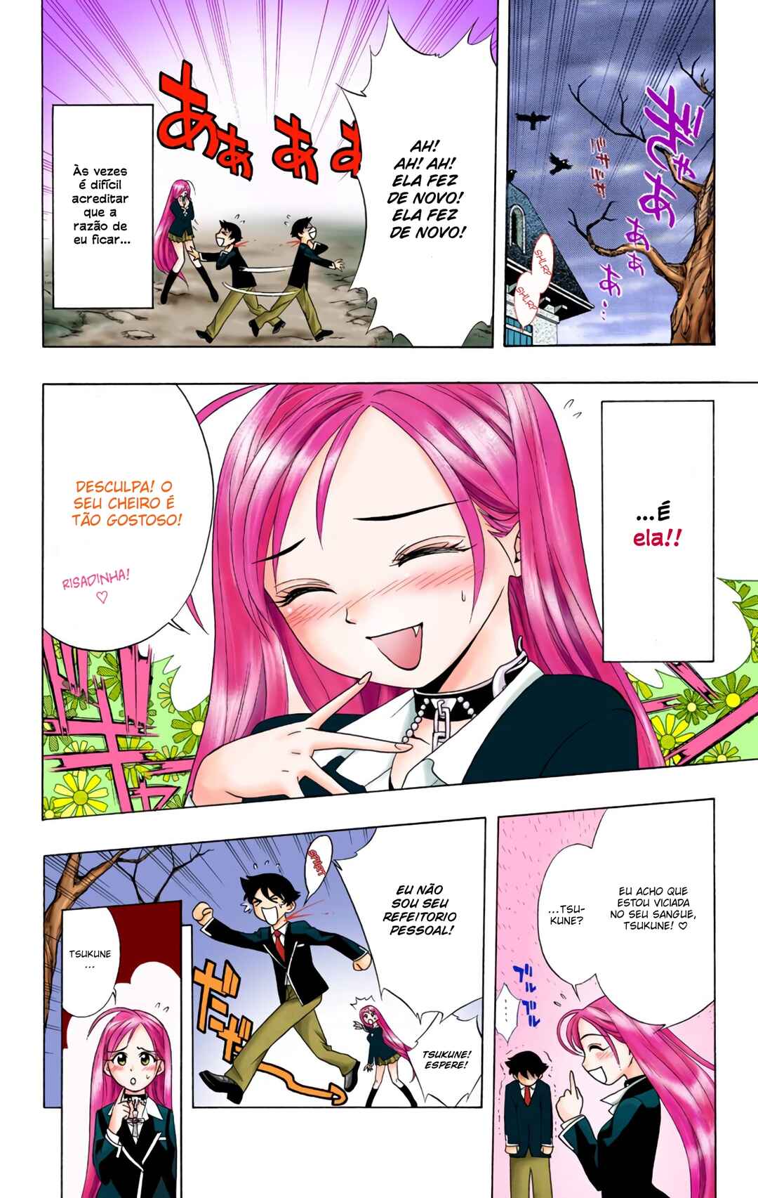 Rosario+Vampire (Official Colored) Chapter 2 - Page 9
