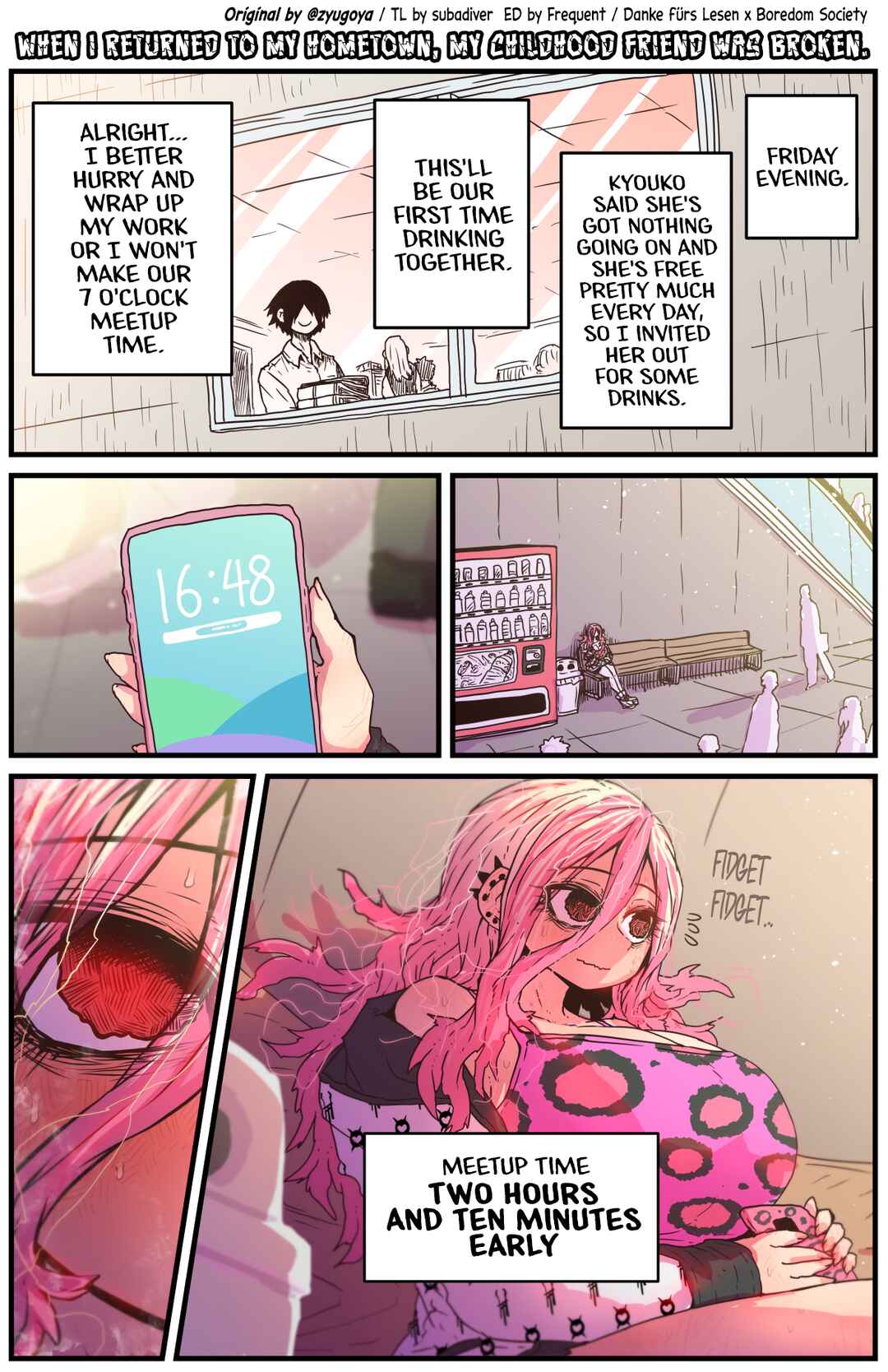 Jimoto ni Kaettekitara Osananajimi ga Kowareteta Chapter 11 - Page 1