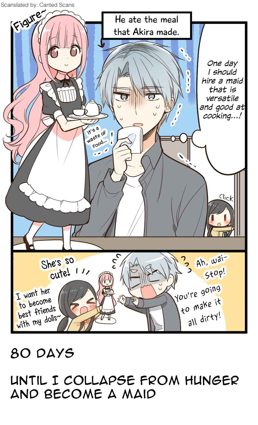 100-nichi go ni Kuufuku de Taore Maid ni Naru Onnanoko Chapter 20 - Page 1