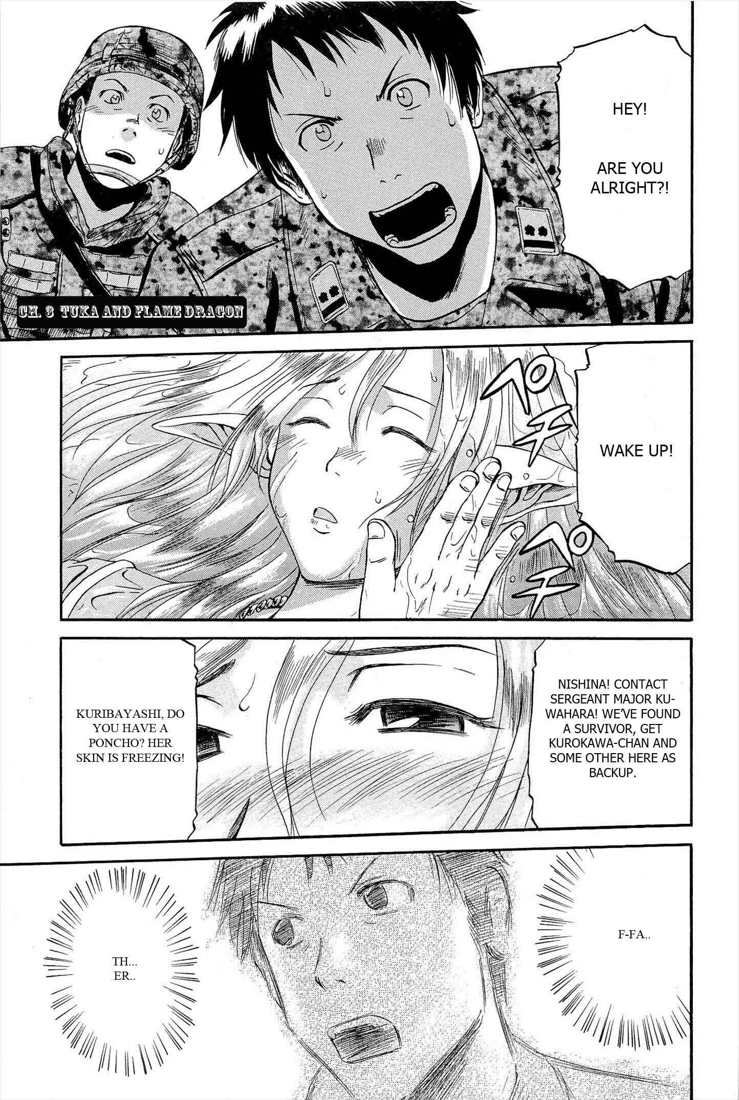 GATE - Jieitai Kanochi nite, Kaku Tatakaeri Chapter 3 - Page 1