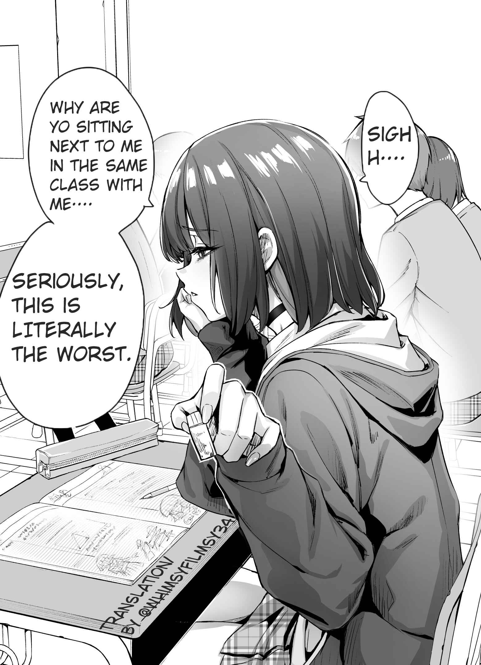 Ichinichi Goto ni Tsun ga Hetteku Tsuntsuntsuntsuntsuntsuntsuntsuntsuntsuntsundere Joshi Chapter 3 - Page 1