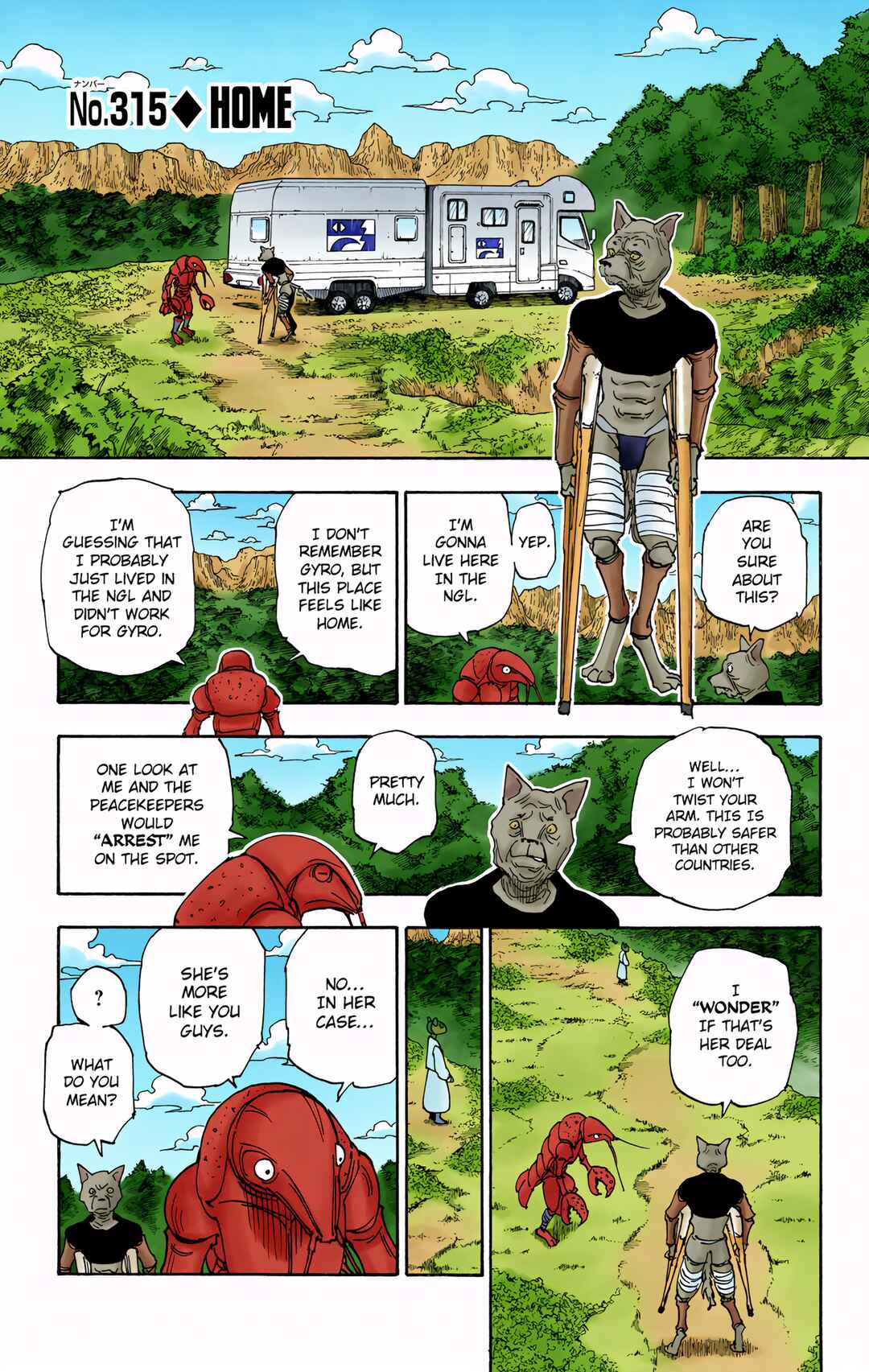 Hunter x Hunter (Official Colored) Chapter 315 - Page 1