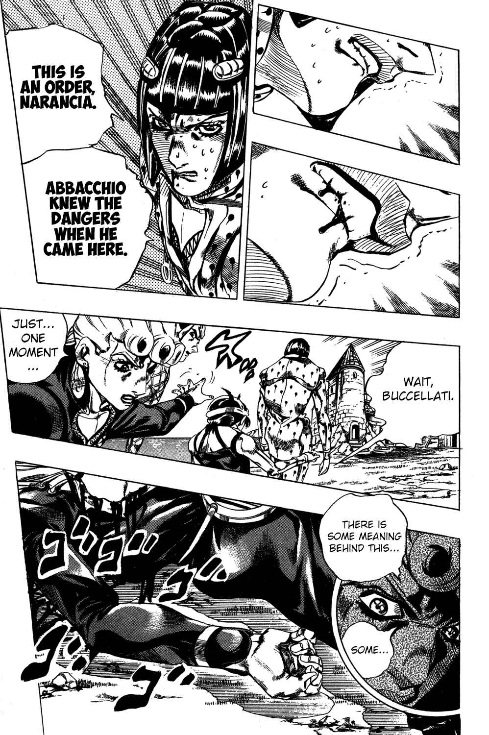 JoJo no Kimyou na Bouken: Part 5 - Ougon no Kaze Chapter 111 - Page 13