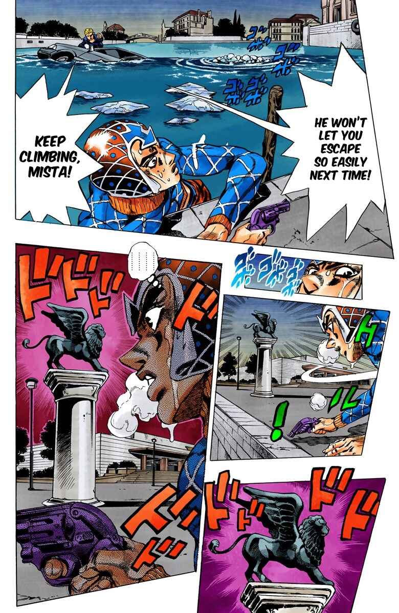 JoJo no Kimyou na Bouken: Part 5 - Ougon no Kaze Color-ban Chapter 73 - Page 14
