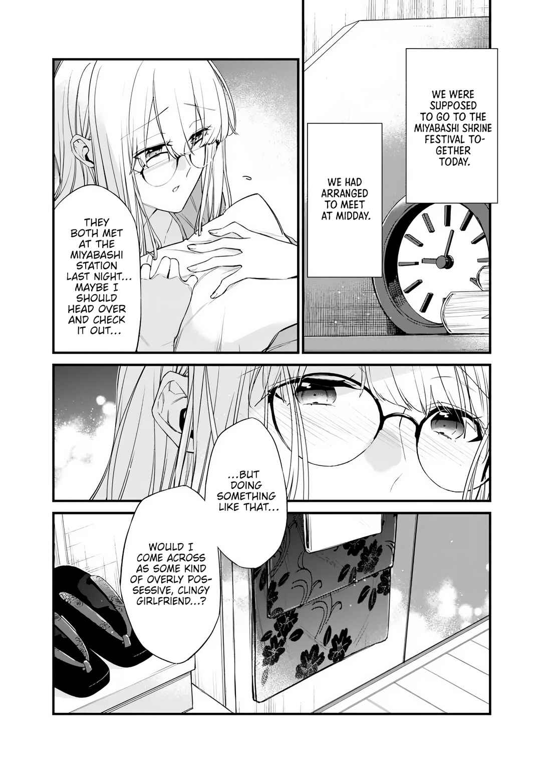 Osananajimi Kanojo no Morahara ga Hidoin de Zetsuen Sengen shite Yatta Chapter 50.1 - Page 4