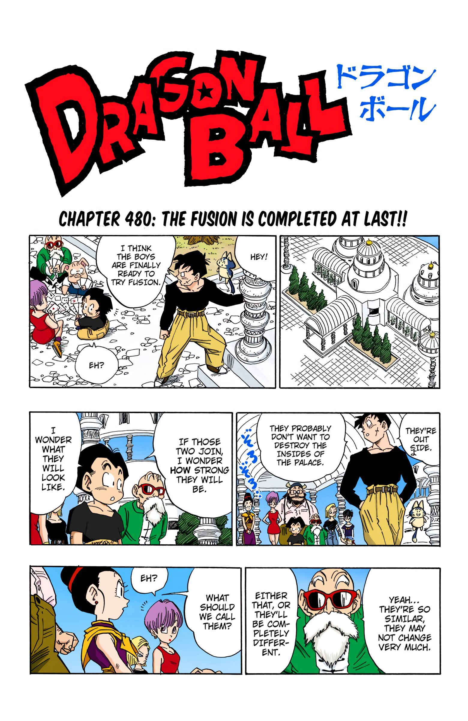 Dragon Ball (Official Colored) Chapter 480 - Page 1