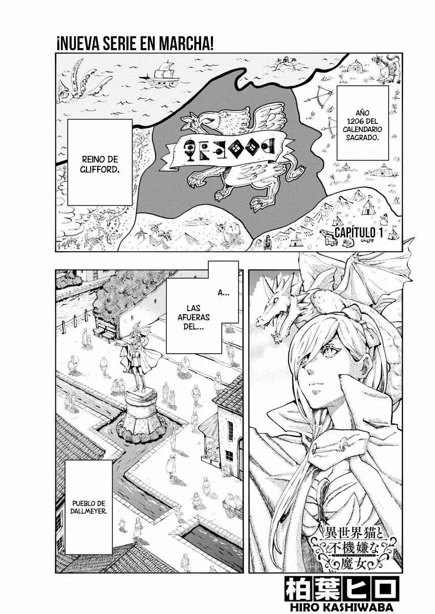 Isekai Neko to Fukigen na Majo Chapter 1 - Page 2