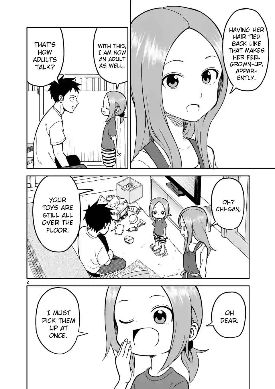 Karakai Jouzu no (Moto) Takagi-san Chapter 142 - Page 2