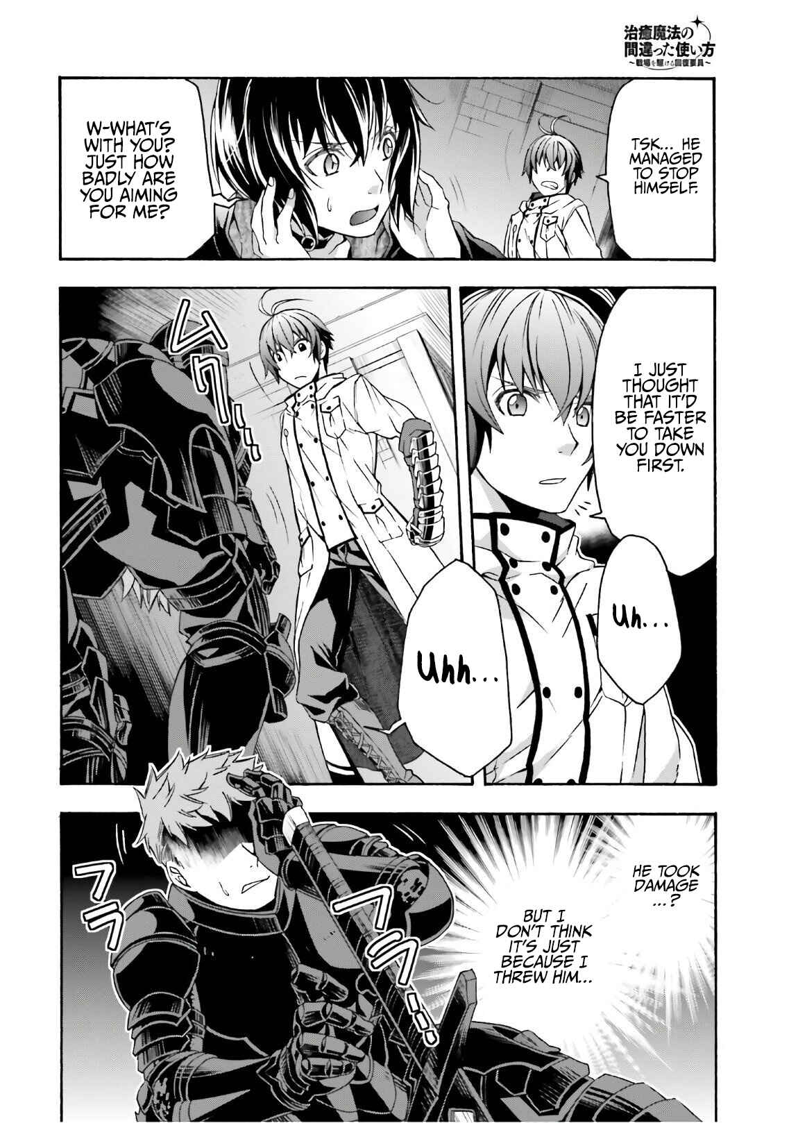 Chiyu Mahou no Machigatta Tsukaikata ~Senjou wo Kakeru Kaifuku Youin~ Chapter 35 - Page 11