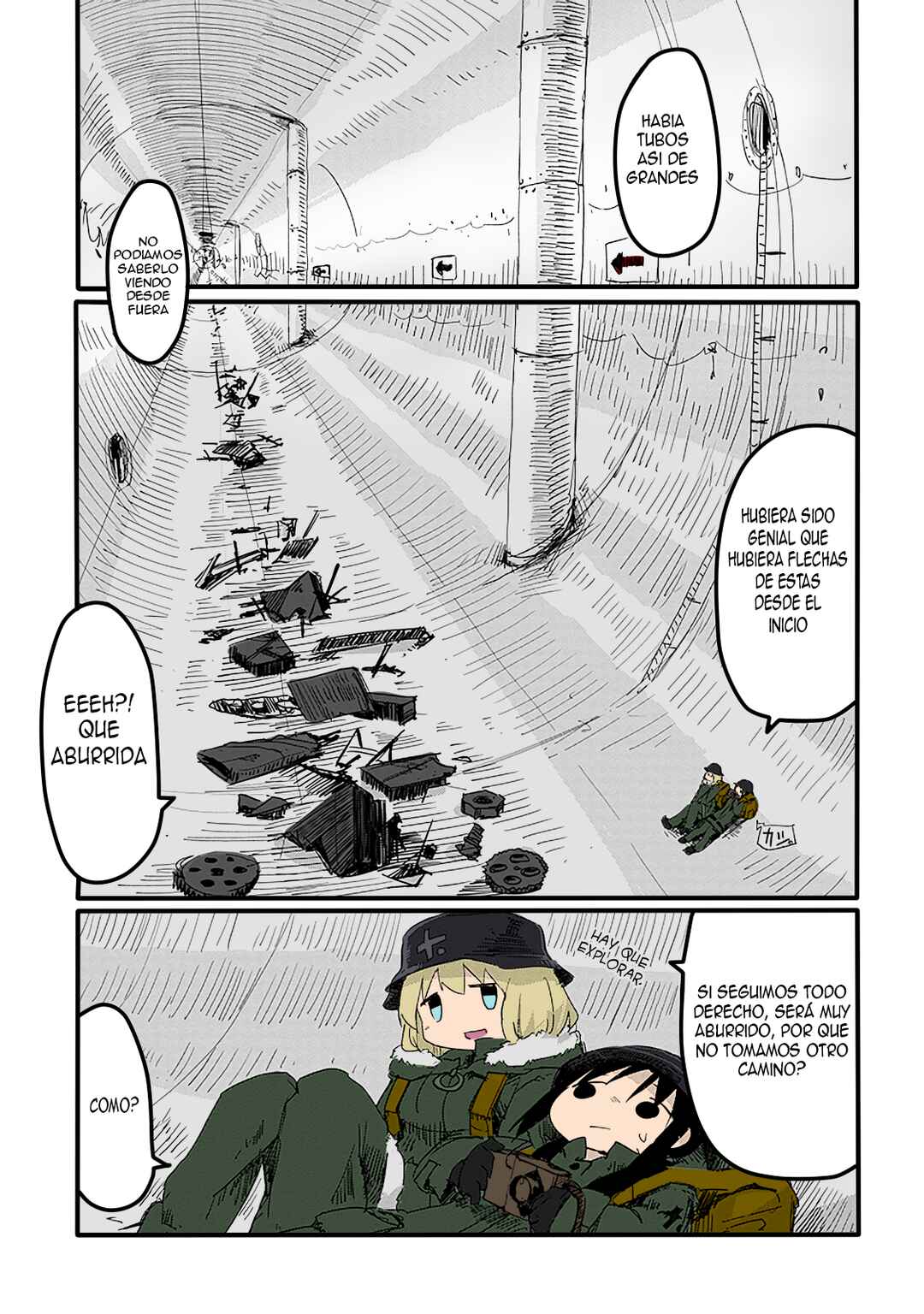 Shoujo Shuumatsu Ryokou (Fan Colored) Chapter 15 - Page 17
