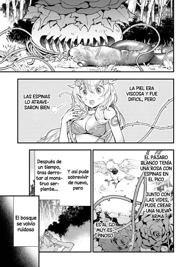 Shokubutsu Monster Musume Nikki: Seijo datta Watashi ga Uragirareta Hate ni Alraune ni Tensei Shite Shimatta node, kore kara wa Kougousei o Shinagara Shizuka ni Shokubutsu Life o Sugoshimasu Chapter 8 - Page 5