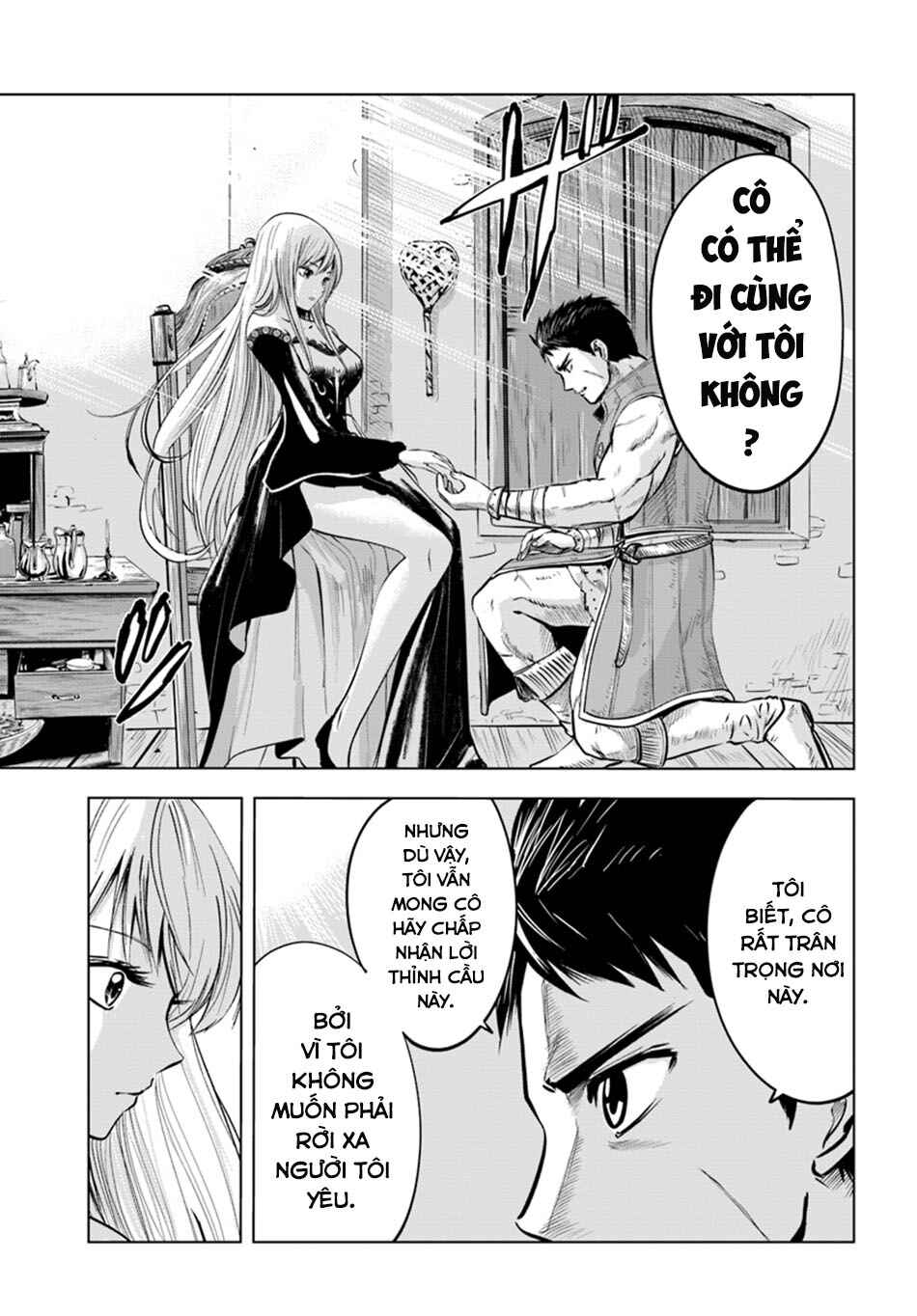 Oukoku e Tsuzuku Michi - Dorei Kenshi no Nariagari Harem Life Chapter 4 - Page 3